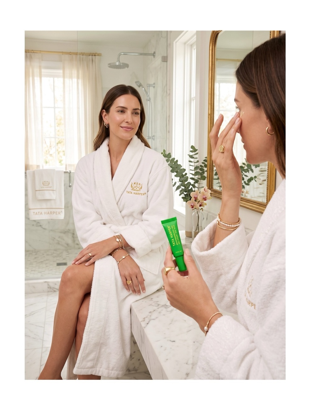 new Tata Harper 𓁹 Brightening Eye Gel 𓁹 Luxury Travel 𓁹 Fresh 𓁹 Hydrate Depuff